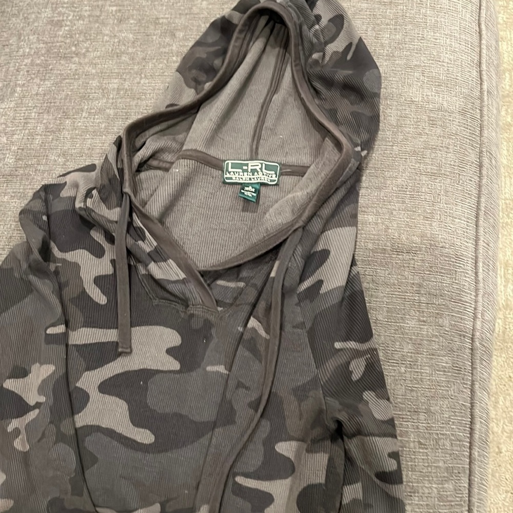 Lauren-Active hooded top